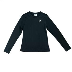 Gymshark Women's Black Long Sleeve Tee